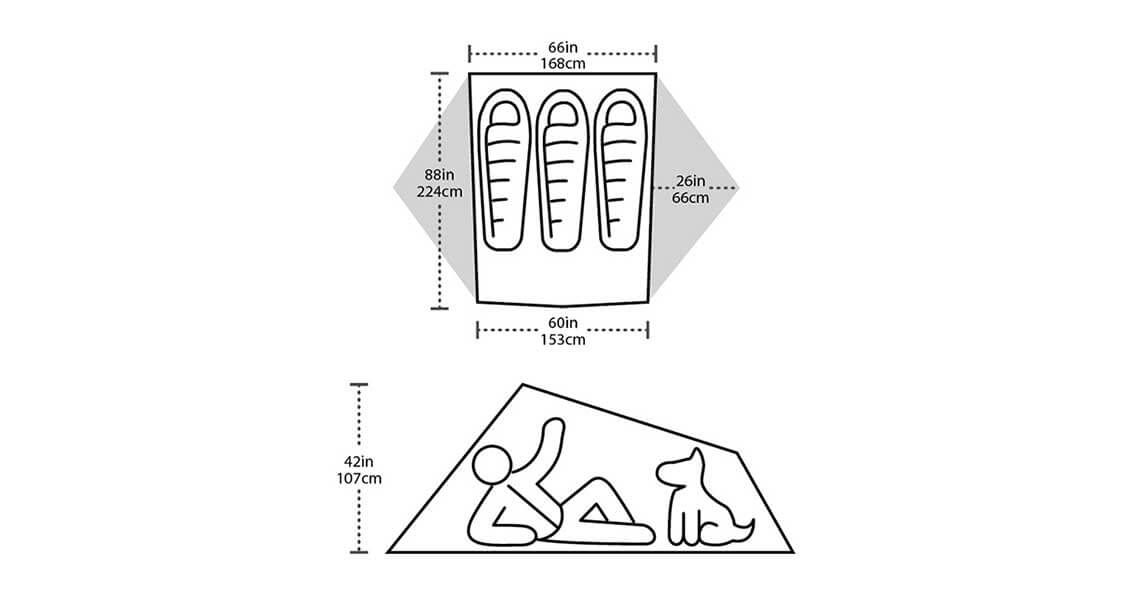 Big Agnes Tiger Wall UL3 Platinum